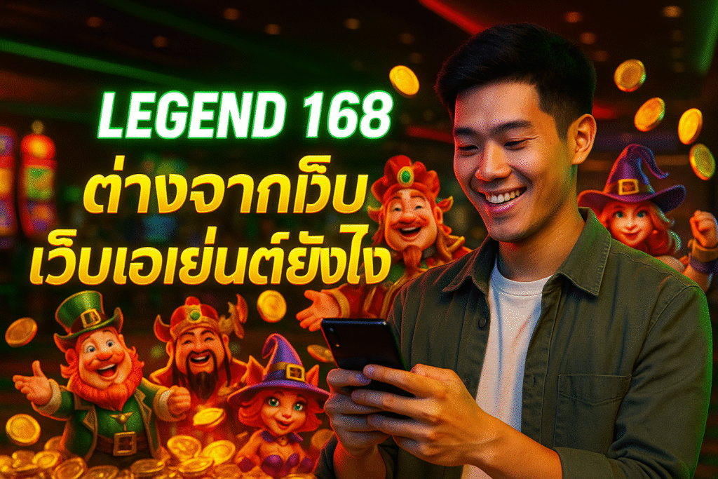 LEGEND 168 ต่างจากเว็บเอเย่นต์ยังไง