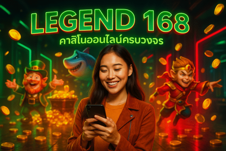 LEGEND 168 คาสิโนออนไลน์ครบวงจร