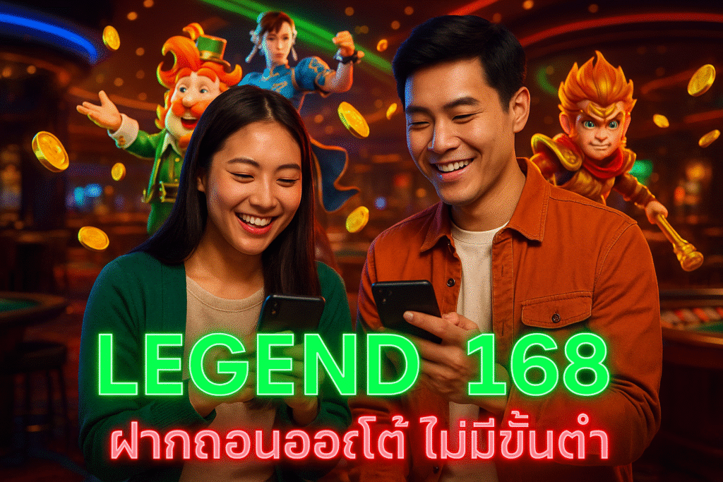 LEGEND 168 ฝากถอนออโต้ ไม่มีขั้นต่ำ