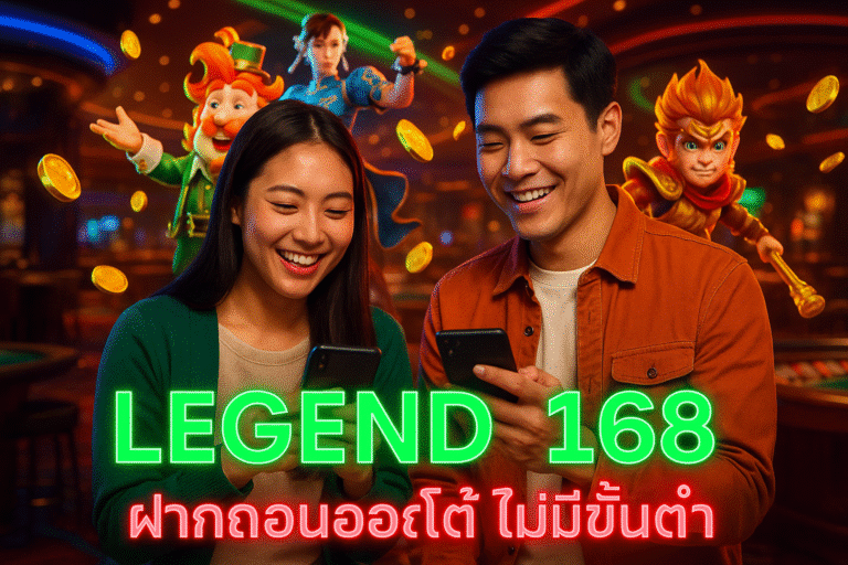 LEGEND 168 ฝากถอนออโต้ ไม่มีขั้นต่ำ