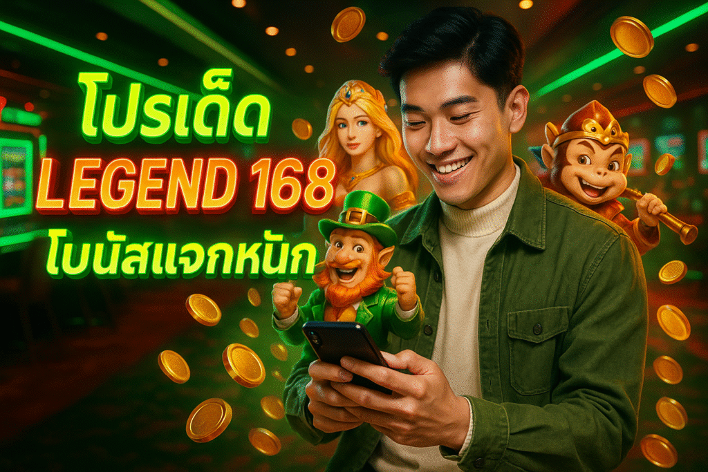 โปรเด็ด LEGEND 168 โบนัสแจกหนัก