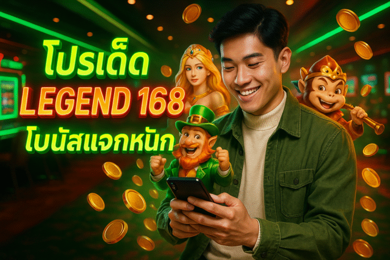 โปรเด็ด LEGEND 168 โบนัสแจกหนัก