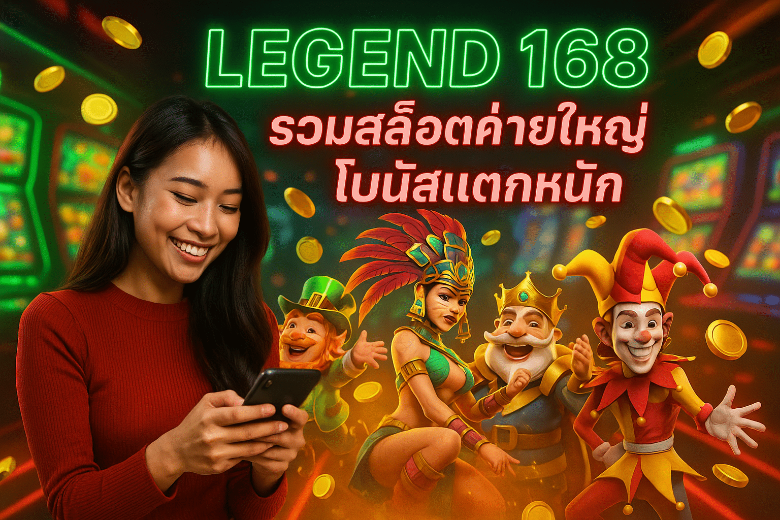 LEGEND 168 รวมสล็อตค่ายใหญ่ โบนัสแตกหนัก