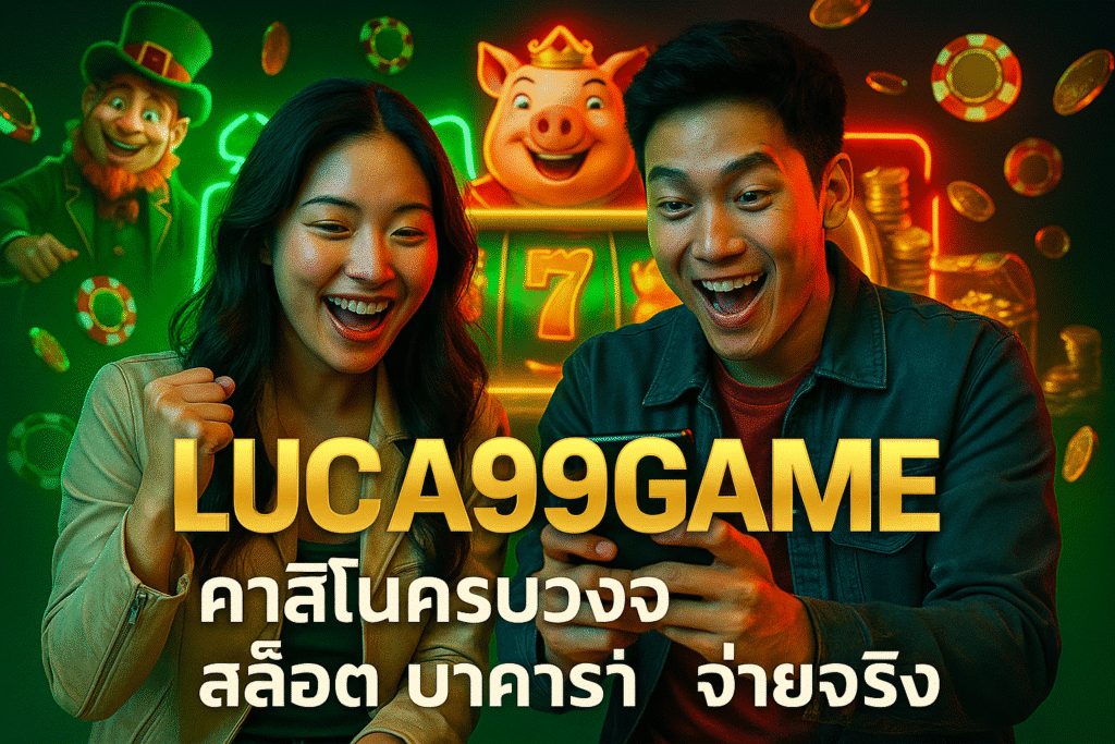 LUCA99GAME คาสิโนครบวงจร สล็อต บาคาร่า จ่ายจริง