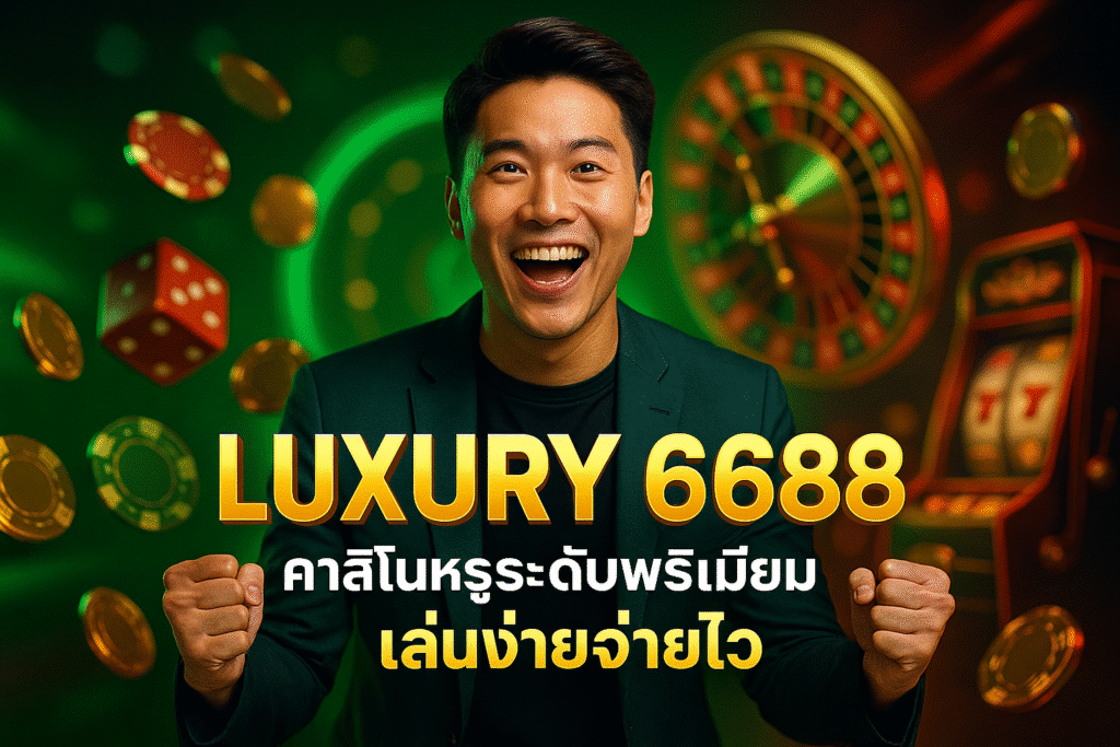 LUXURY 6688 คาสิโนหรูระดับพรีเมียม เล่นง่ายจ่ายไว